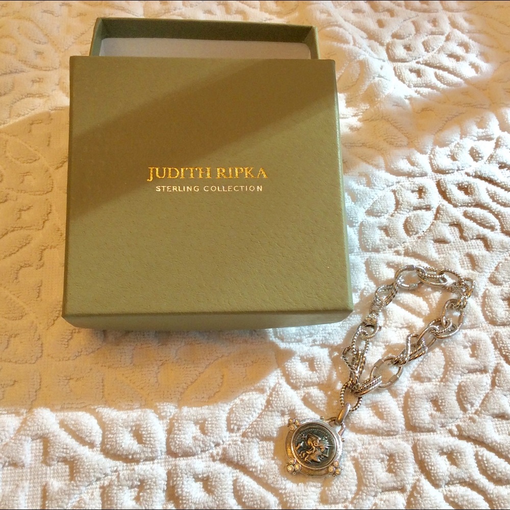Judith Ripka SS COIN BRACELET